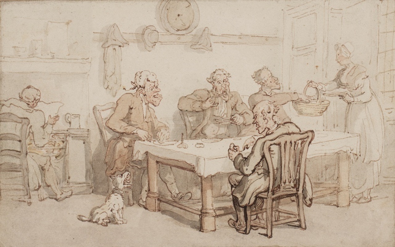 Lunch time by Thomas Rowlandson