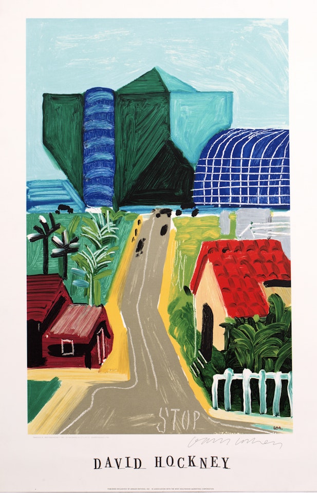 "Hancock Street, West Hollywood" by David Hockney