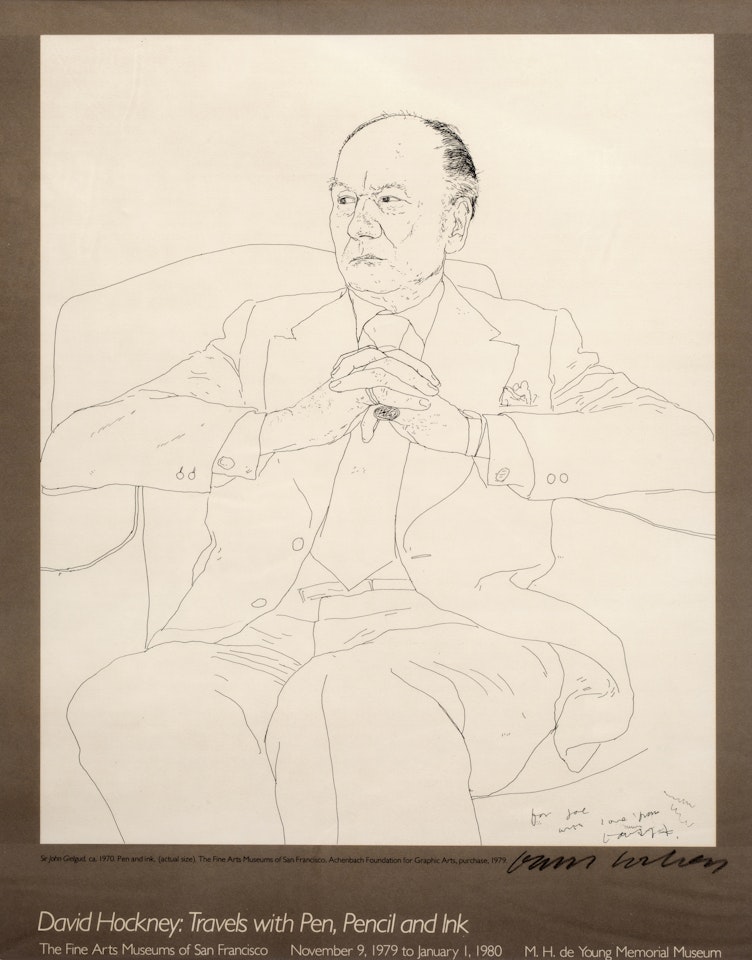 "Travels with a Pen, Pencil and Ink" by David Hockney
