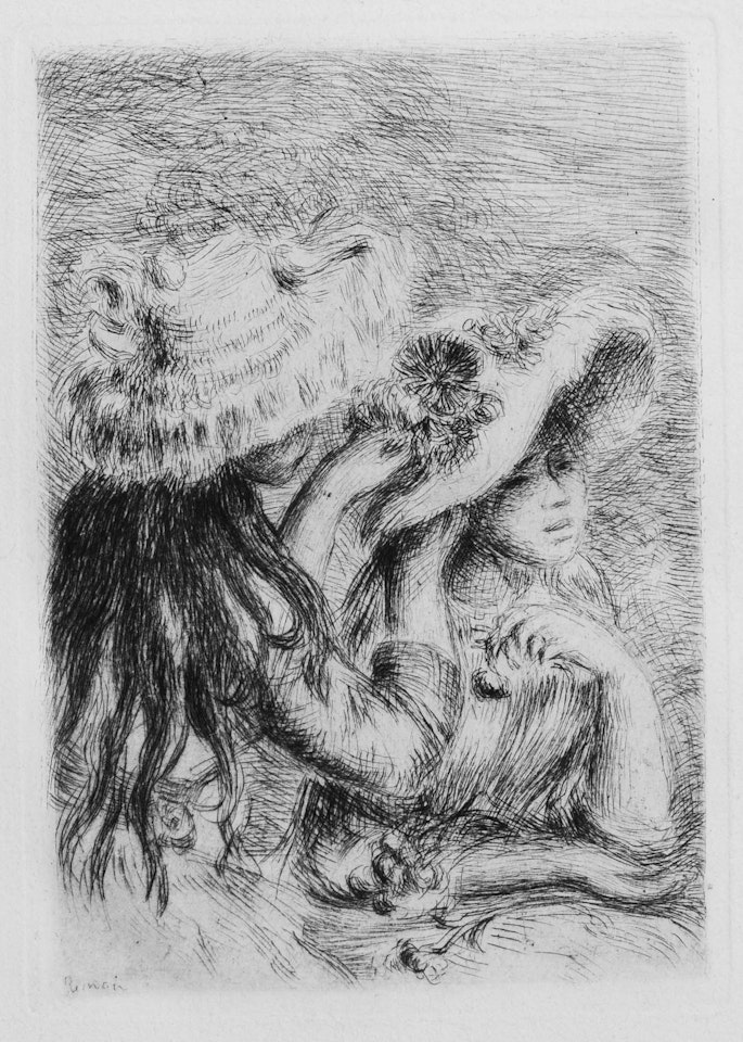 "Le Chapeau Epinglé" (Delteil 8 ii) by Pierre-Auguste Renoir