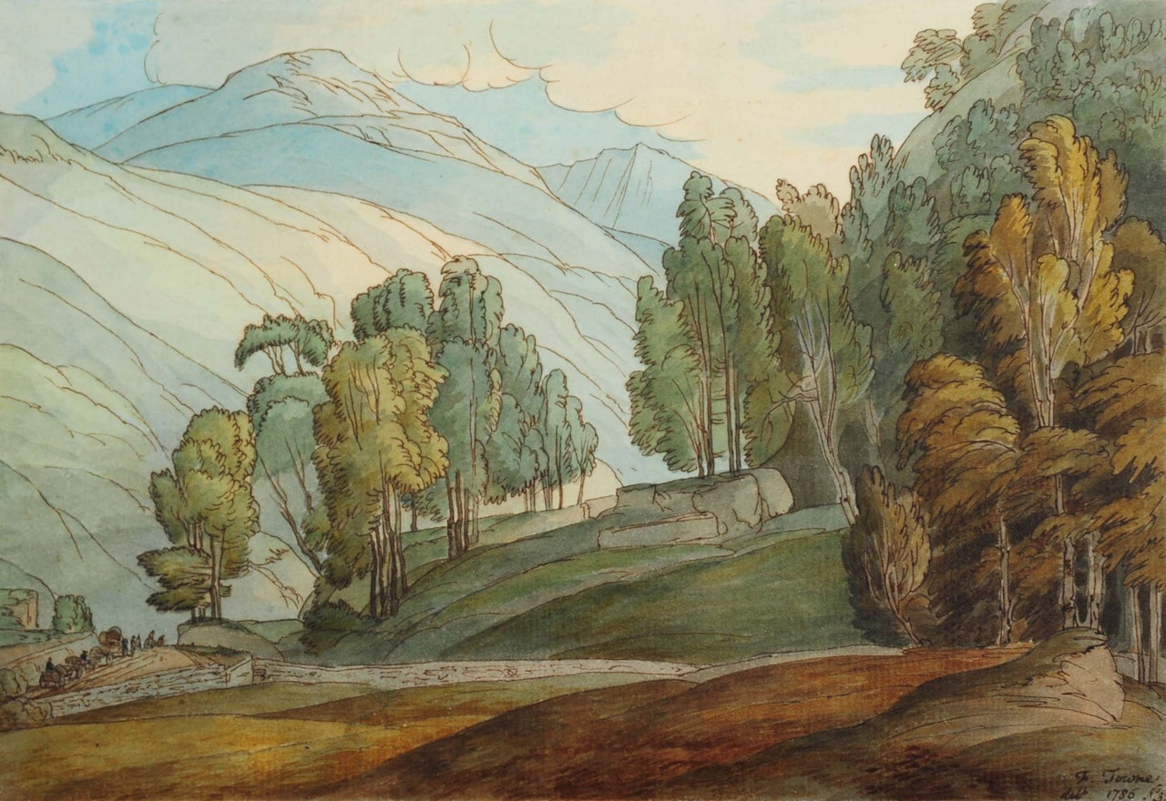 The Vale of St John, Cumberland by Francis Towne