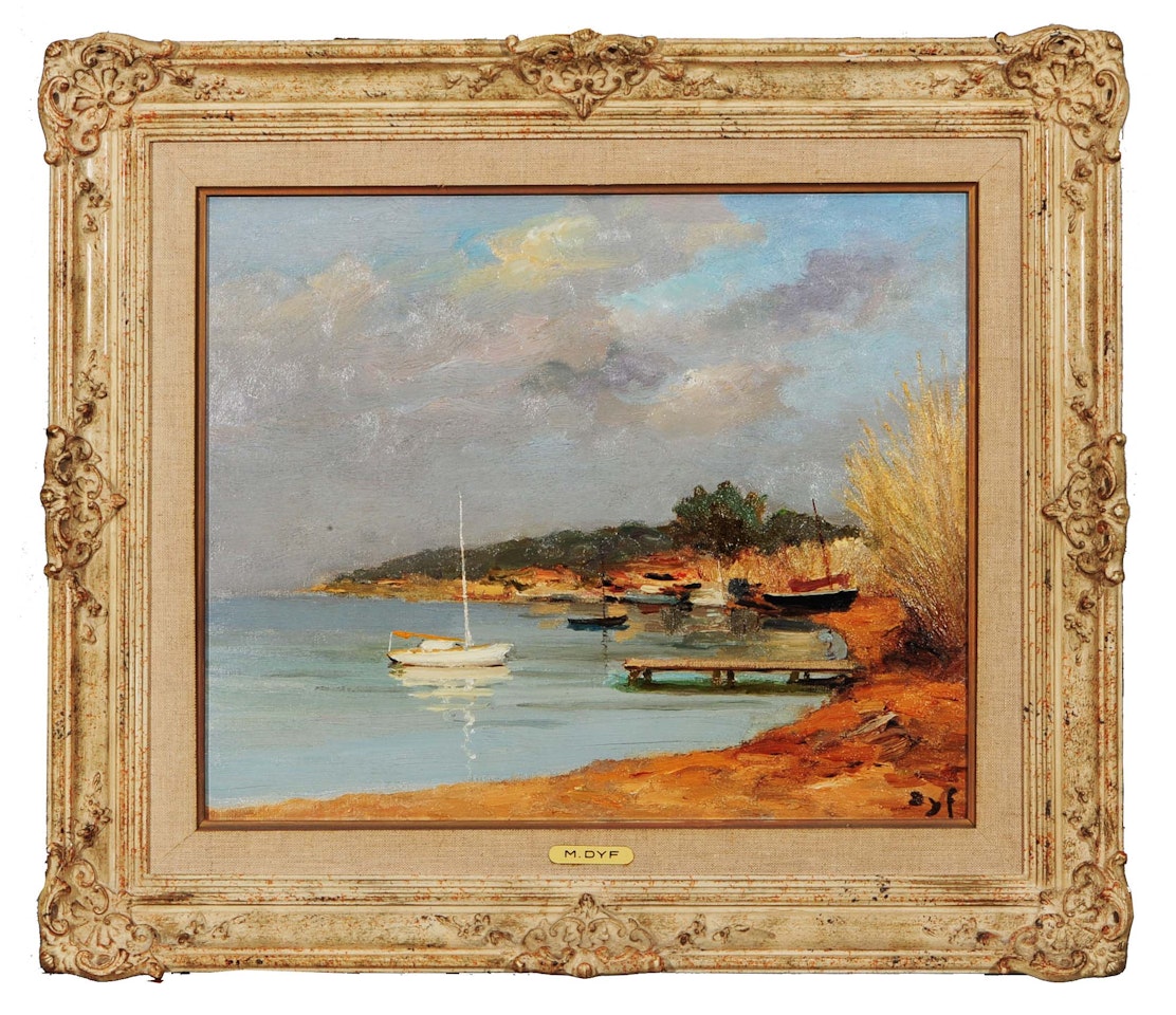"Plage de St Tropez" by Marcel Dyf