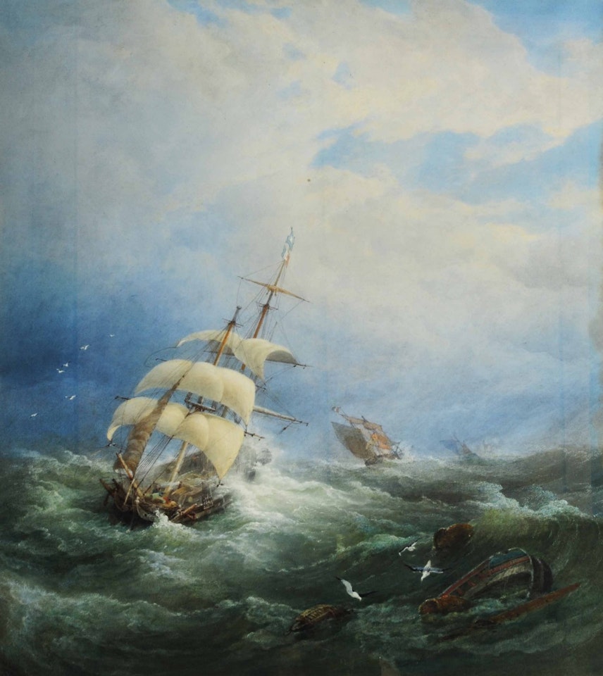 "No. 2 On Approaching Gale" by Edward Duncan