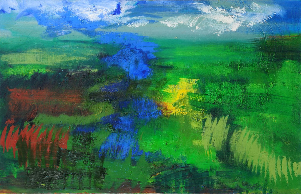 Northern Landscape, Shore of North West Germany by Rainer Fetting