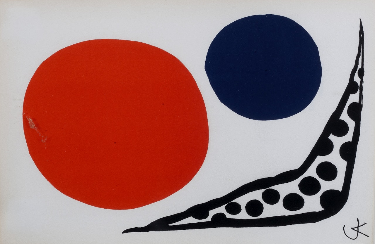 Composition for L"Atelier Mourlot by Alexander Calder