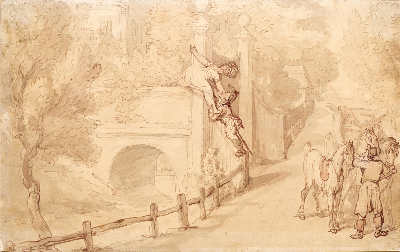 "The Elopement" by Thomas Rowlandson