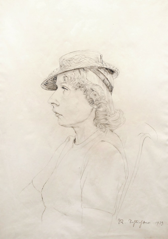 Frau Erika by Rudolf Schlichter