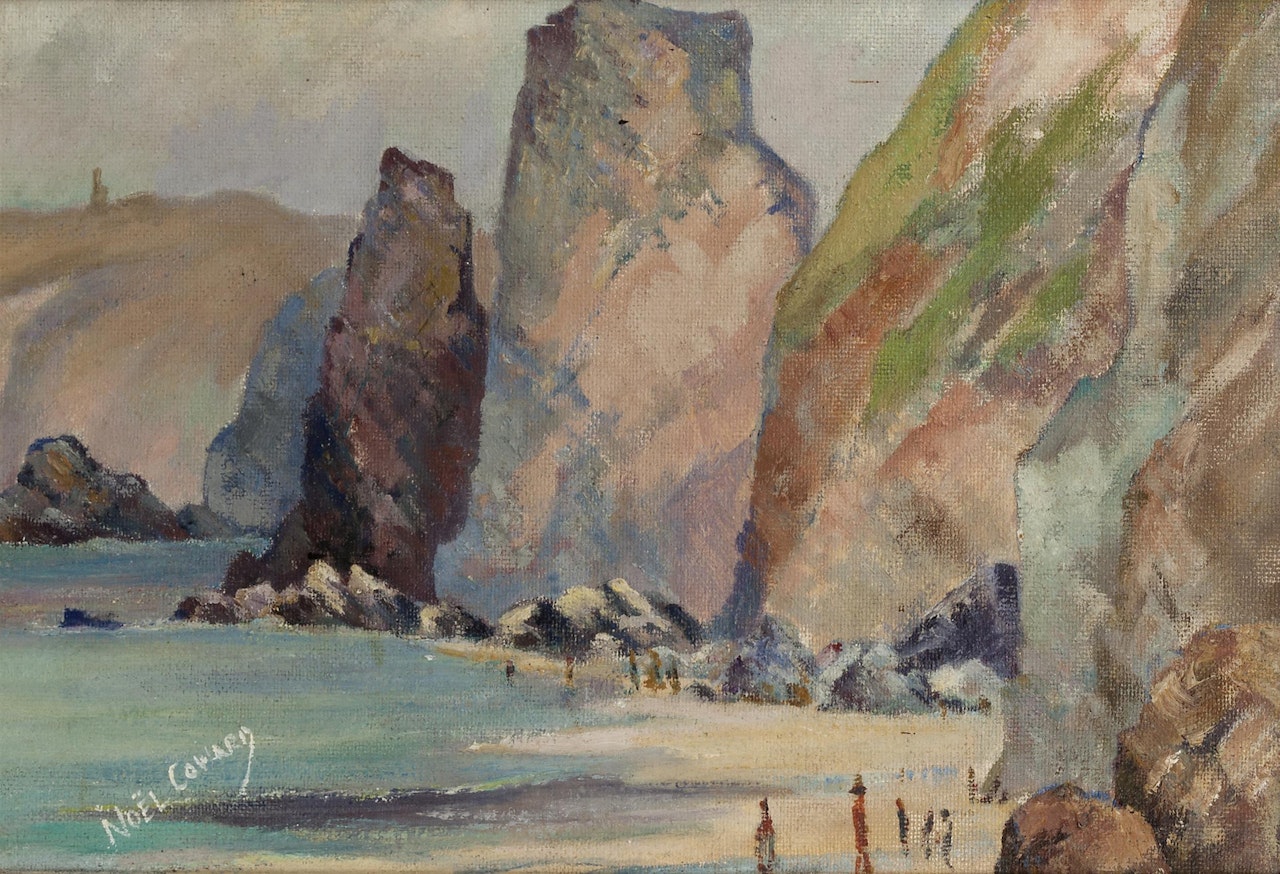 On the beach by Noel Coward