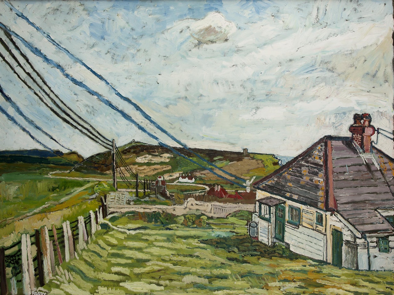 Birling Gap, East Sussex by John Bratby