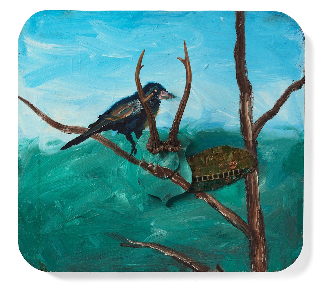 "Fågel på gren" by Ernst Billgren
