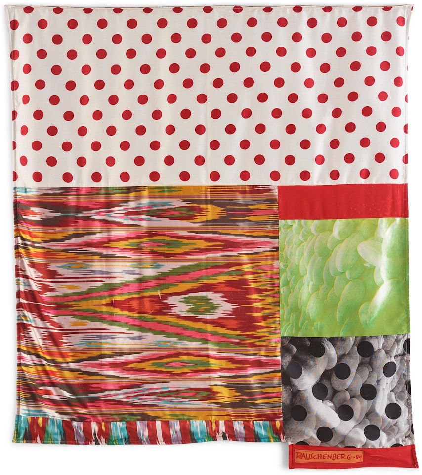"Samarkand Stitches VII" by Robert Rauschenberg