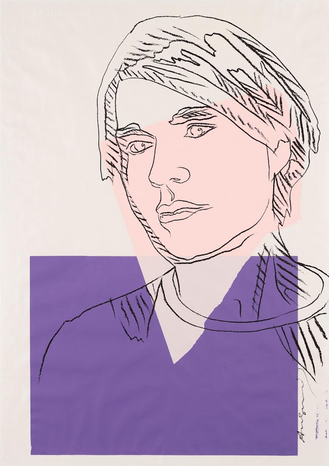 "Self-portrait" by Andy Warhol