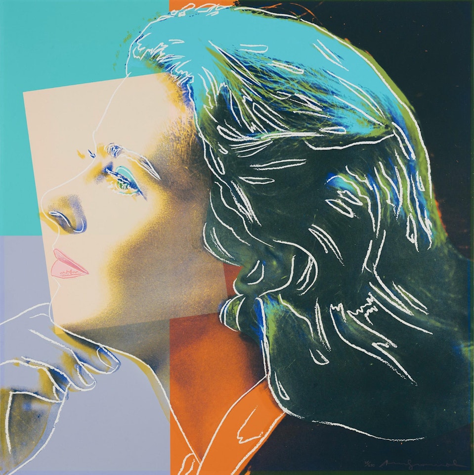 "Herself", from: "Three portraits of Ingrid Bergman" by Andy Warhol