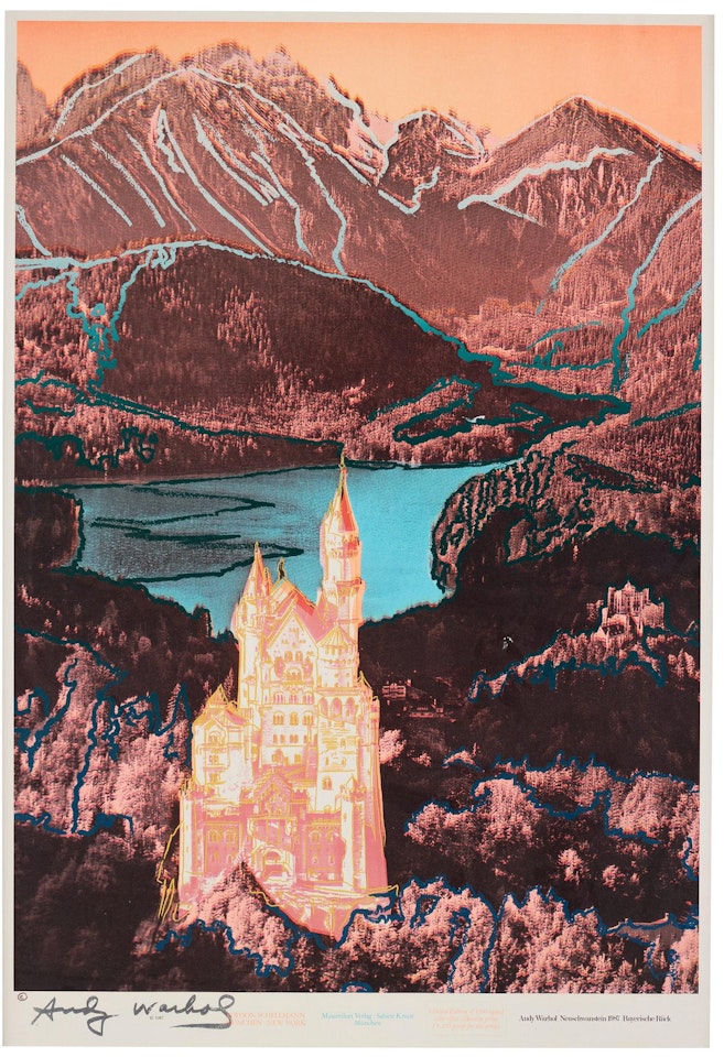 "Neuschwanstein" by Andy Warhol