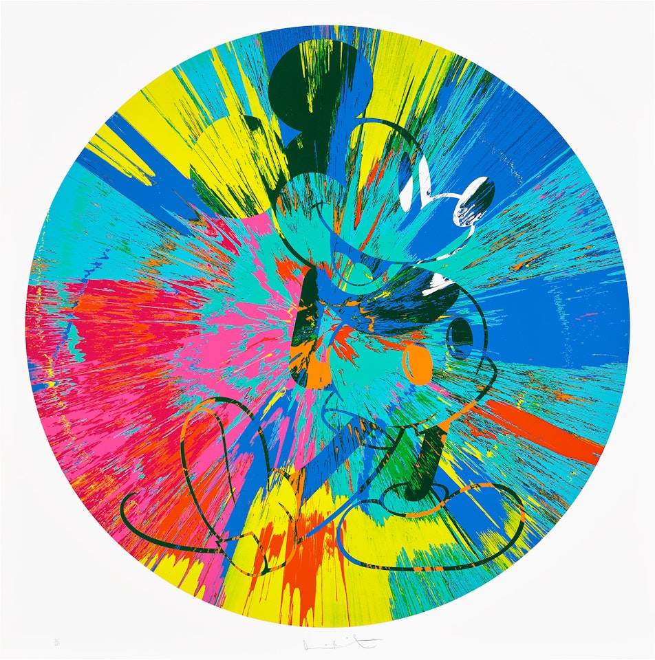 Beautiful Mickey by Damien Hirst