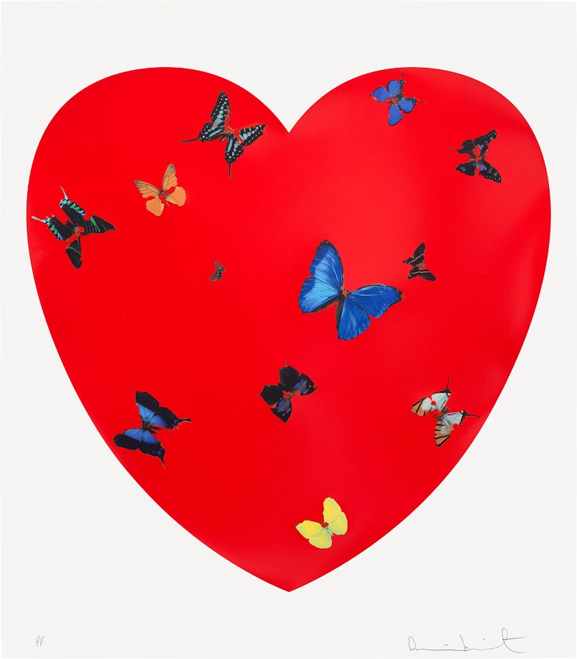 All You Need is Love, Love, Love by Damien Hirst