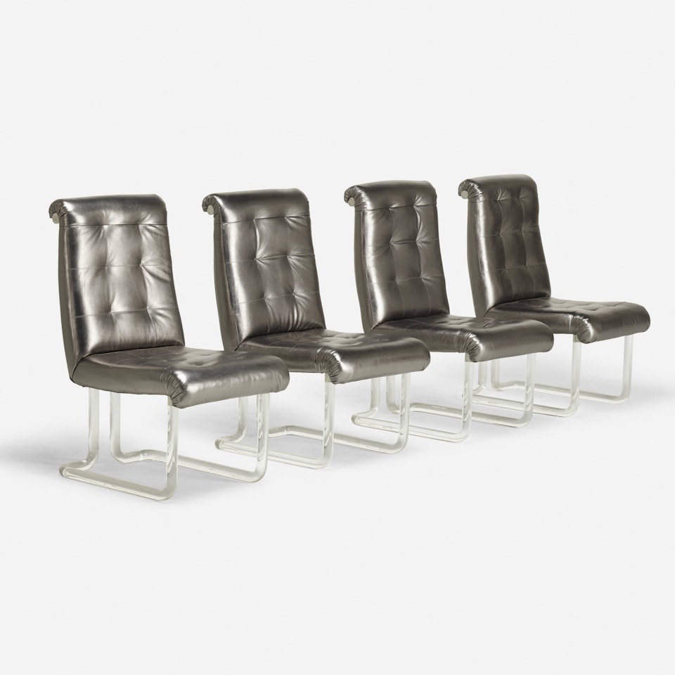 Tatyana dining chairs, set of four by Vladimir Kagan