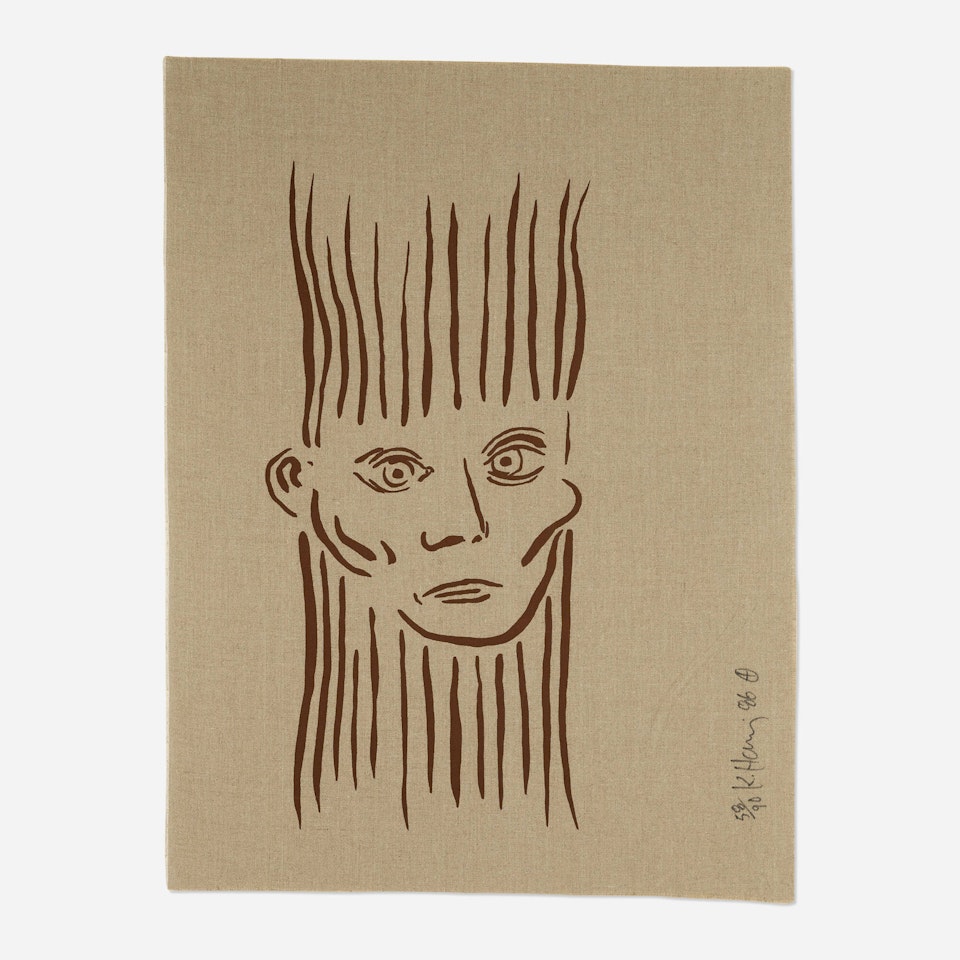Portrait of Joseph Beuys by Keith Haring