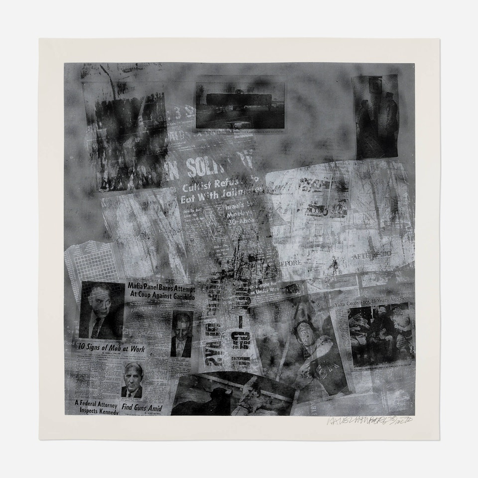 Untitled (from the Surface Series, from Currents suite) by Robert Rauschenberg