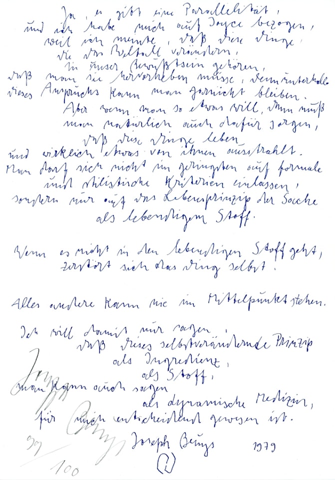 James Joyce by Joseph Beuys