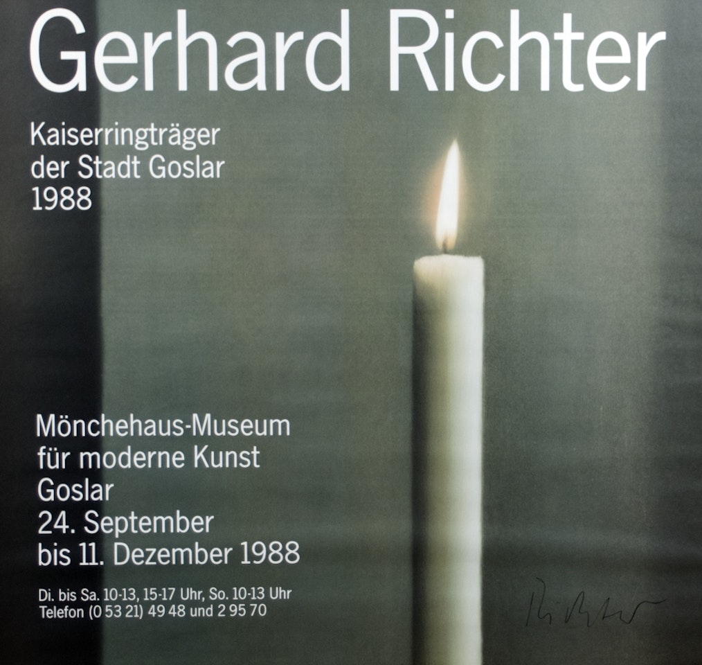 Kerze I (Mönchhaus Museum Goslar) by Gerhard Richter