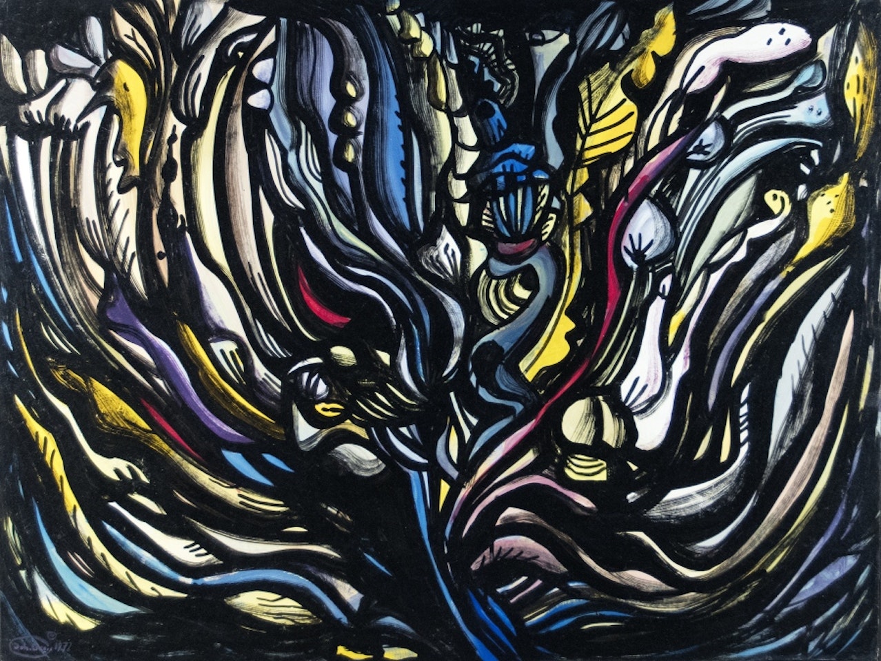 Vegetative glow by Johann Georg Müller