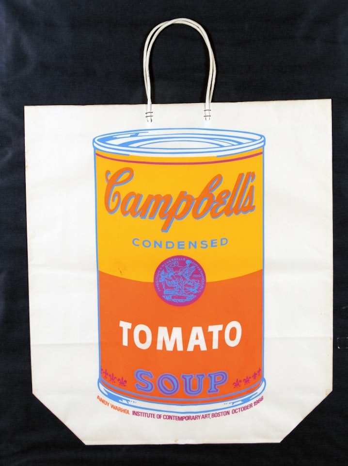 Campbell"s shopping bag by Andy Warhol