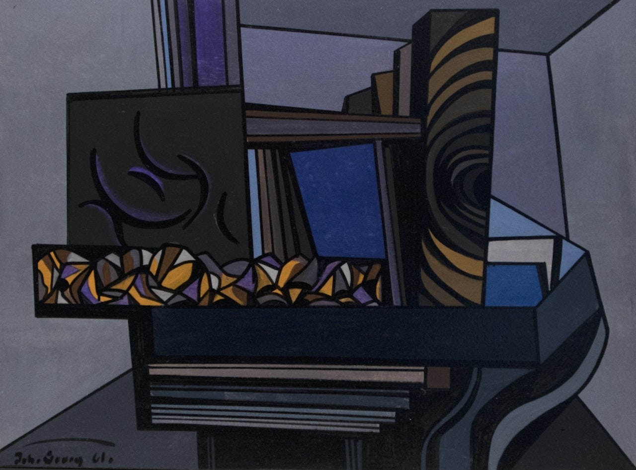 Abstract interior by Johann Georg Müller