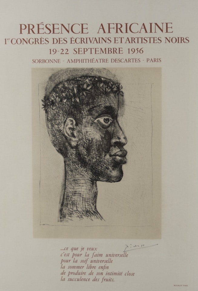 Présence Africaine 1er Congres des Ecrivains et Artistes Noirs by Pablo Picasso