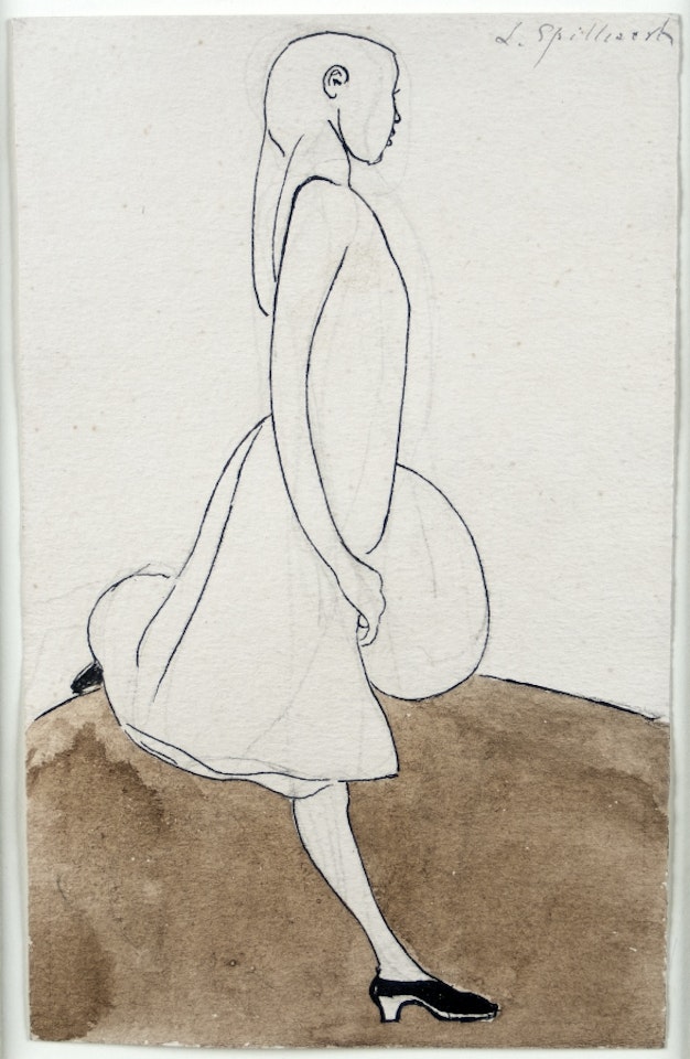 Fille au grand chapeau by Léon Spilliaert