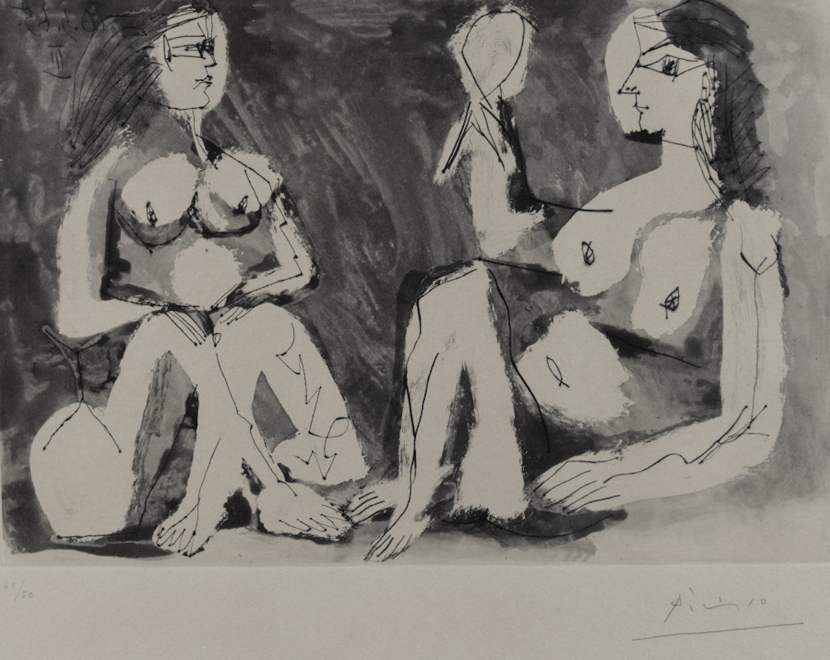 Deux femmes assises by Pablo Picasso