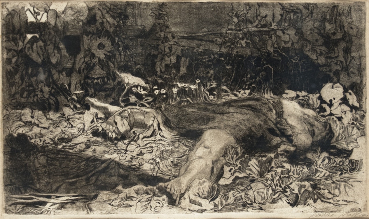 Vergewaltigt by Kathe Kollwitz