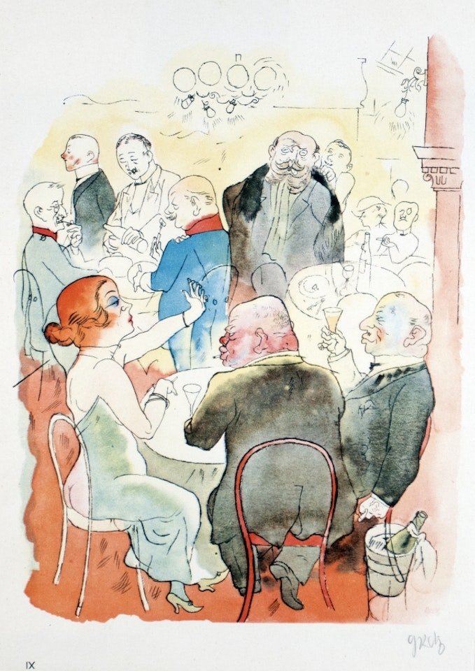 Soirée by George Grosz
