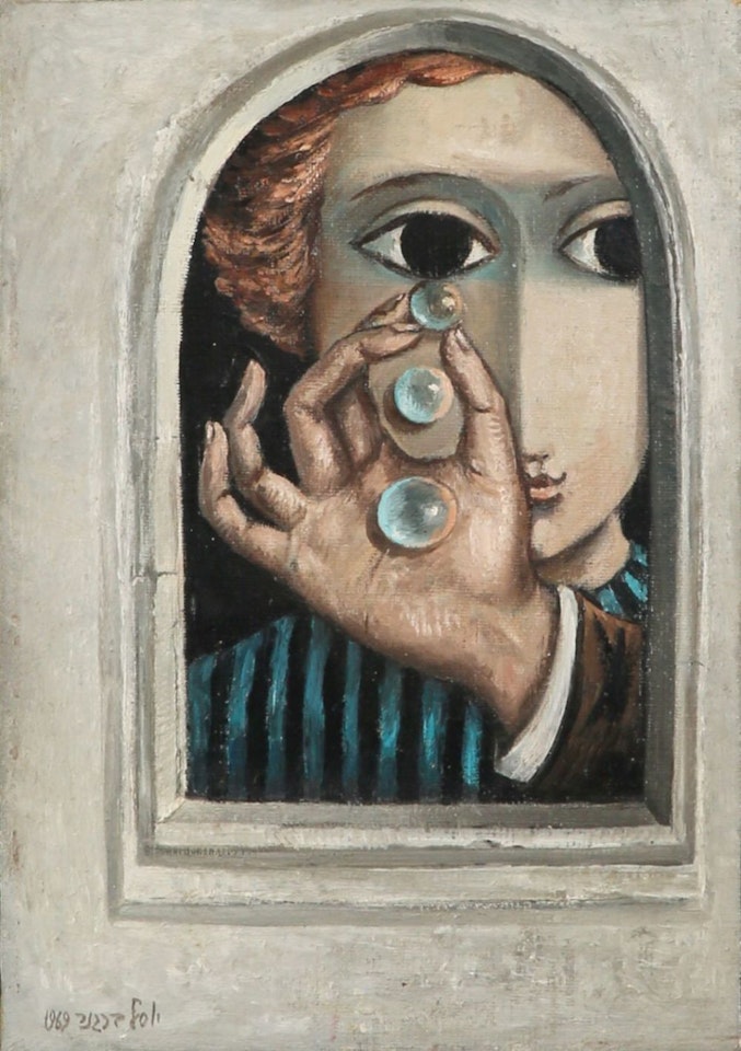 A Girl with a Tears by Yosl Bergner