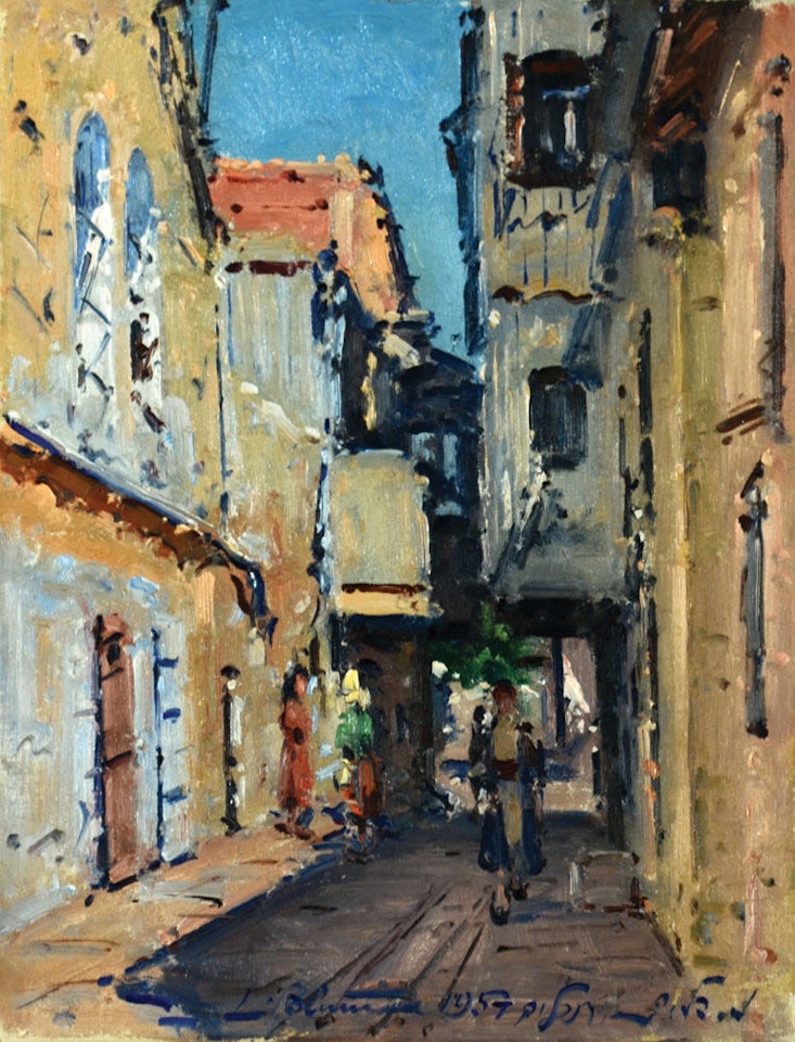 The old City of Jerusalem by Ludwig Blum
