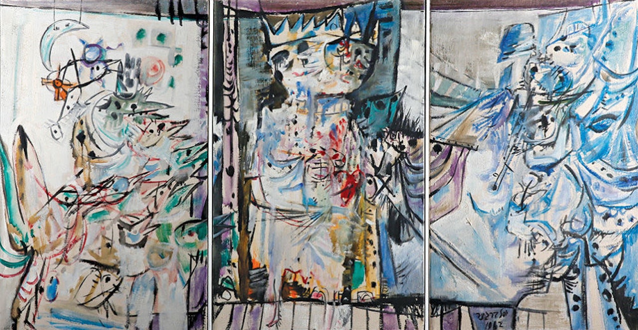 Triptych: The King by Yosl Bergner