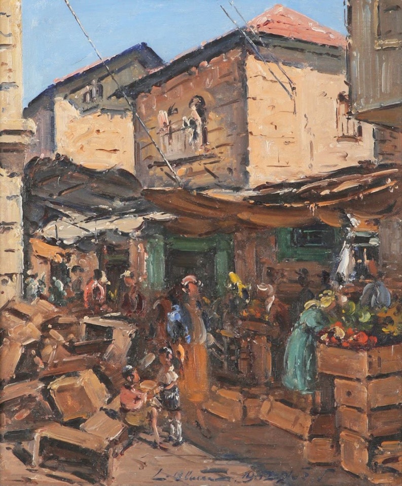 Mahane Yehuda Market, Jerusalem by Ludwig Blum