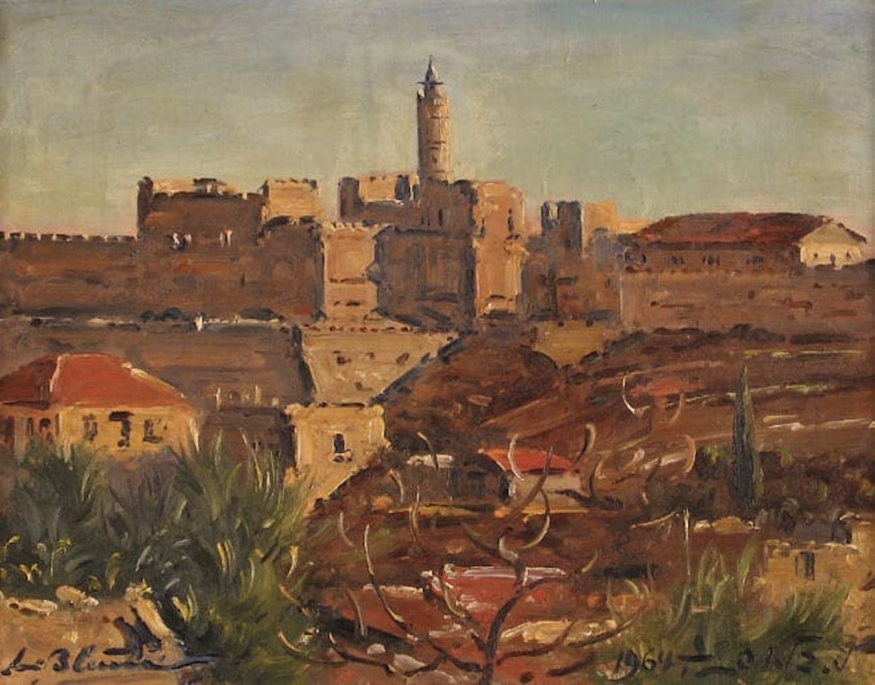 Ludwig Blum King David"s Fort by Ludwig Blum