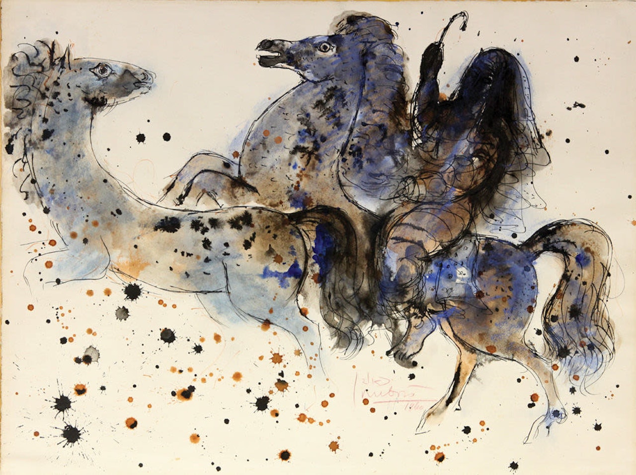 Rider in the Negev by Reuven Rubin