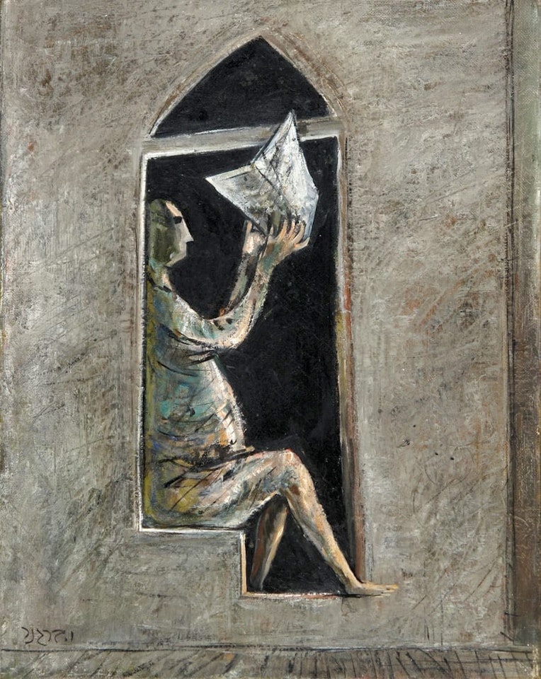 Figure at the Window by Yosl Bergner