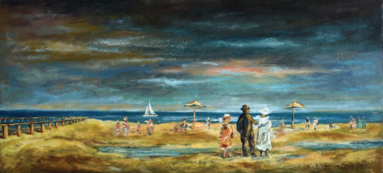 Brighton Beach by Yosl Bergner