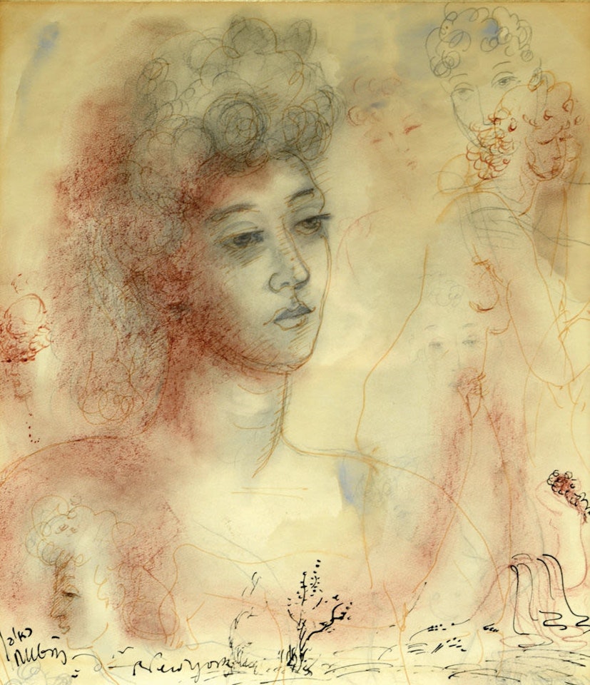 The Artist"s Wife, Esther Rubin by Reuven Rubin