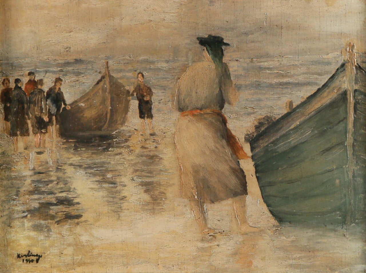 Nazar Beach by Moïse Kisling