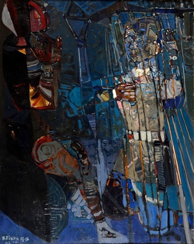 David Playing Before Shaul by Avigdor Arikha