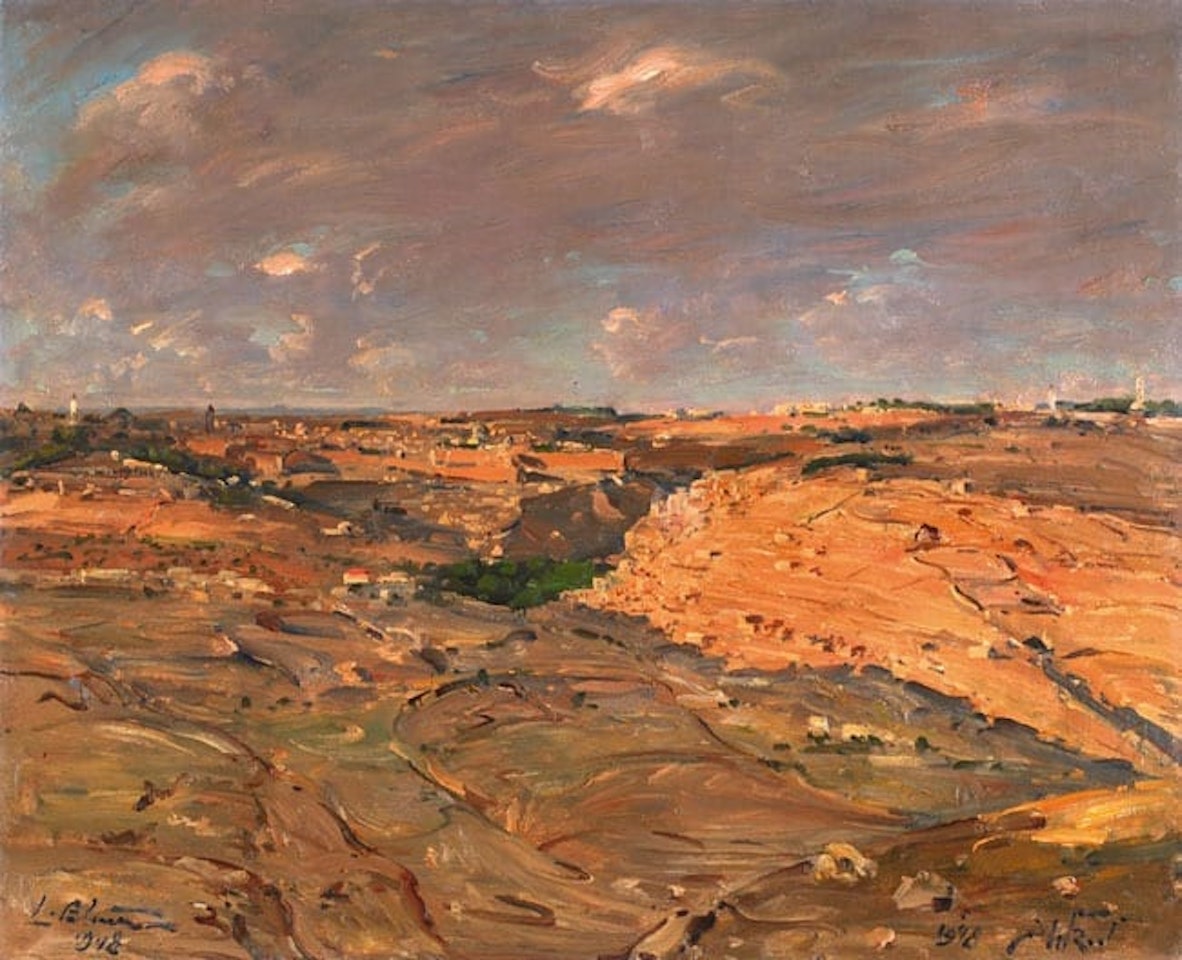 Jerusalem Mountains by Ludwig Blum