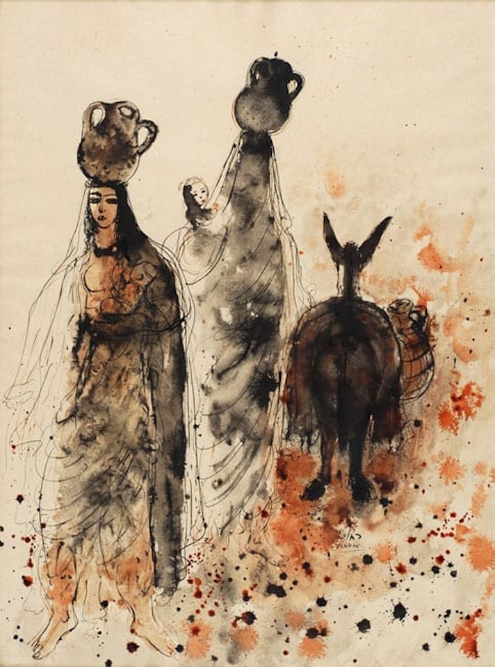 Women at Work by Reuven Rubin