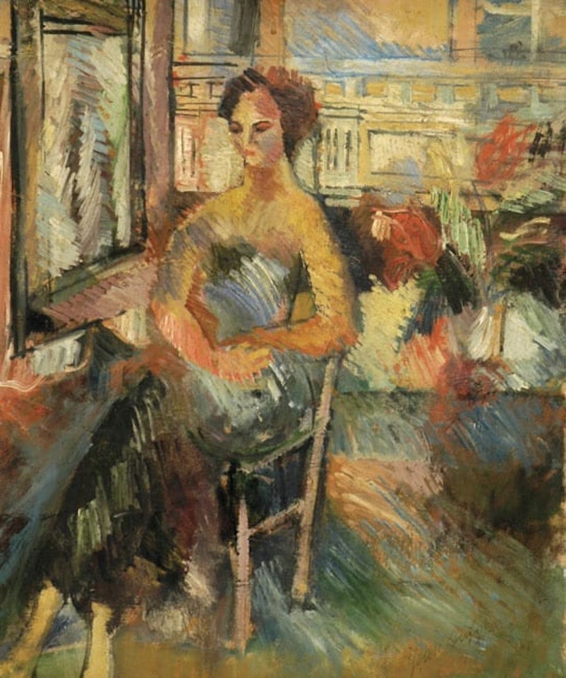 Jean Dufy A Woman by the Window by Jean Dufy