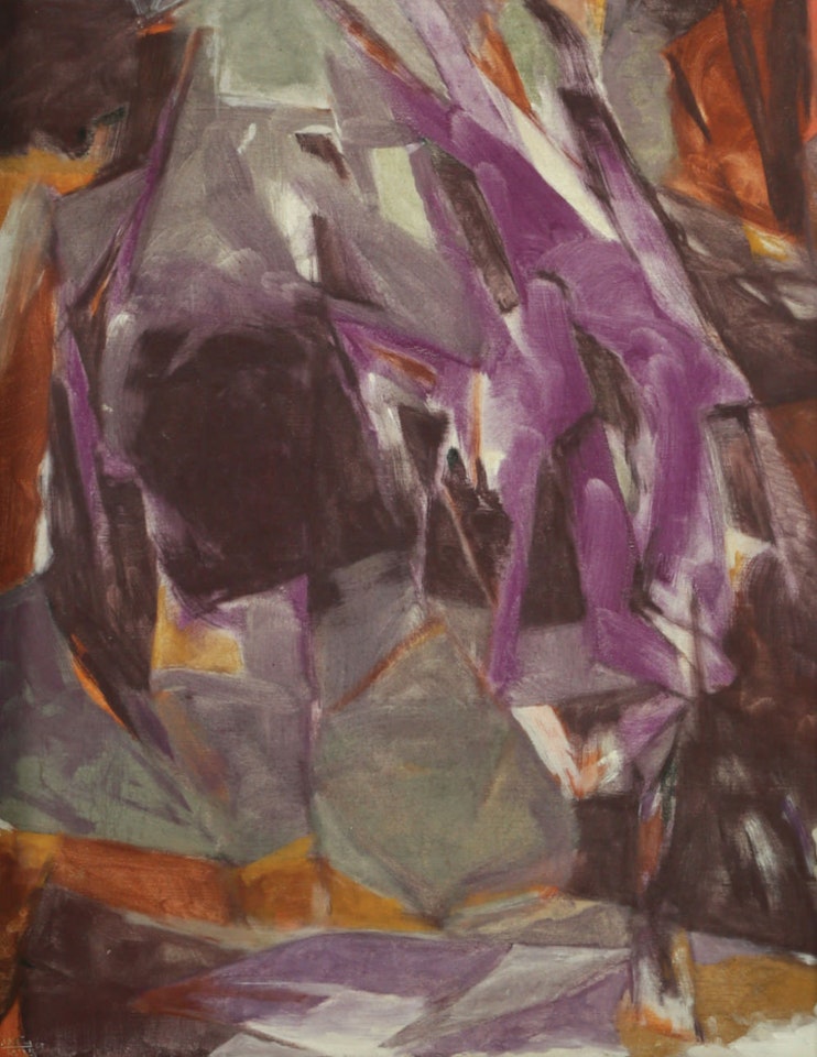 Abstract in Purple by Avigdor Arikha