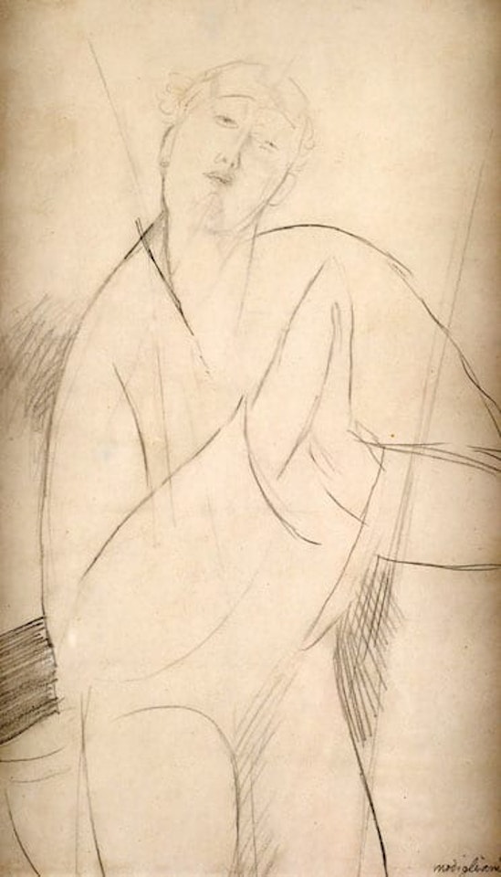 Homme en Prière by Amedeo Modigliani