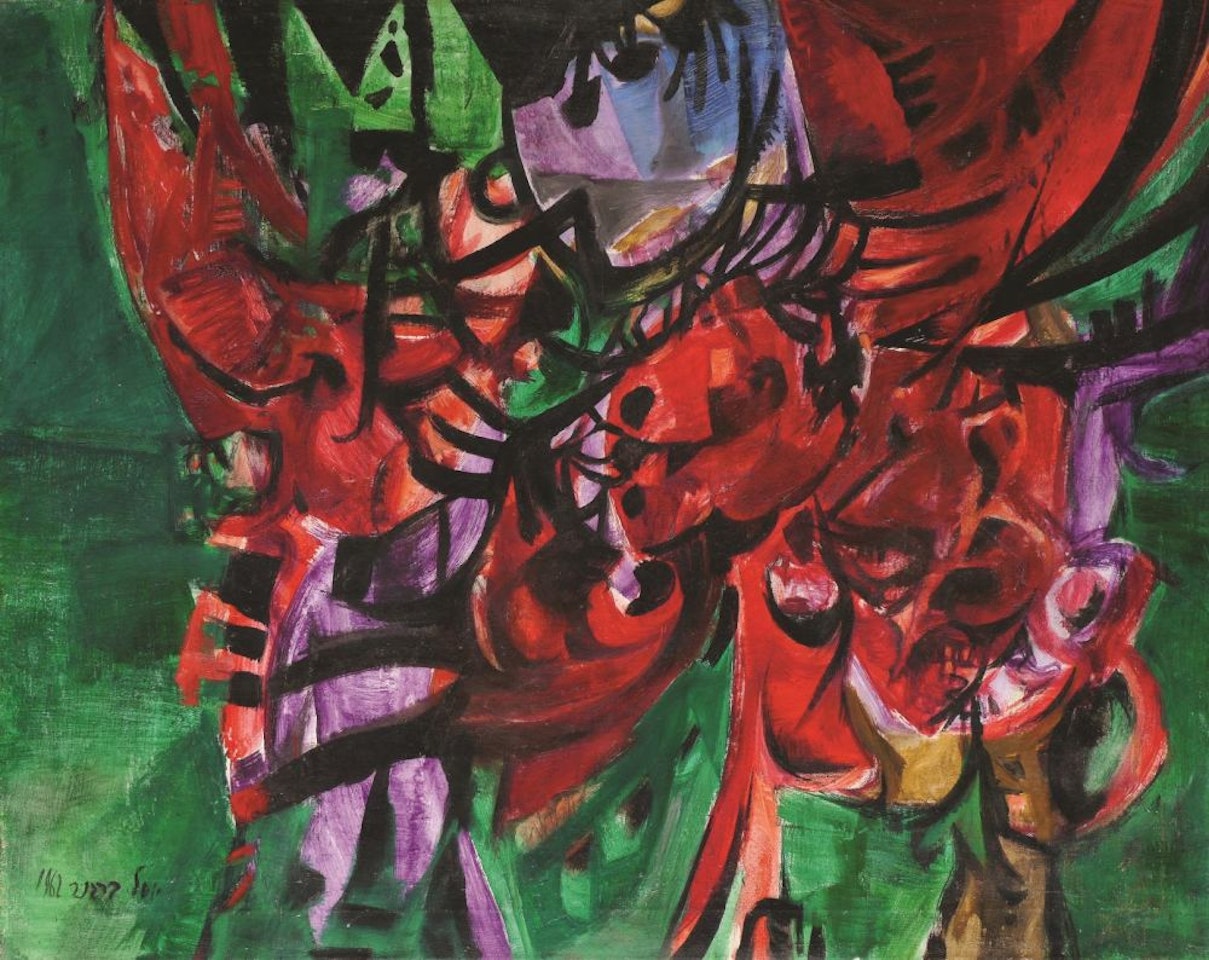 The King and the Angel by Yosl Bergner